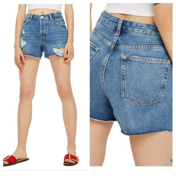 Topshop Pants - ❗️sale Topshop distressed ripped boyfriend shorts